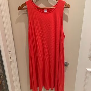Red/orange swing dress